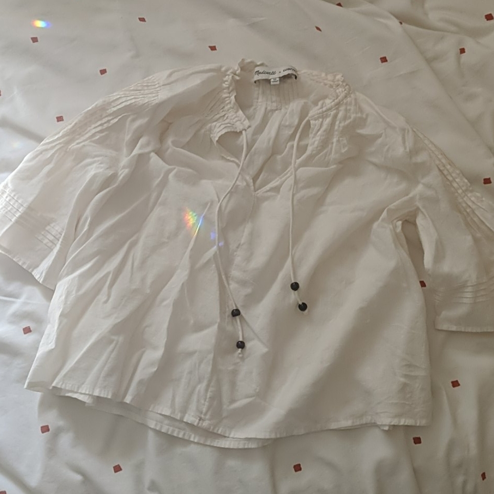Madewell x Warm Peasant top